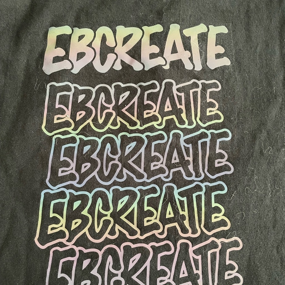 EBCREATE Men’s Black Tshirt XL - Picture 7 of 7